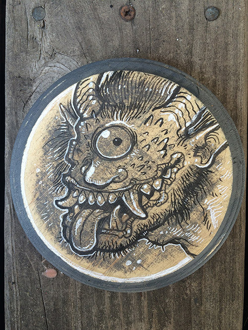 ONE EYED ONI PAINTING