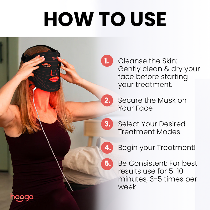 Open Box Red Light Therapy Mask 2025 Version