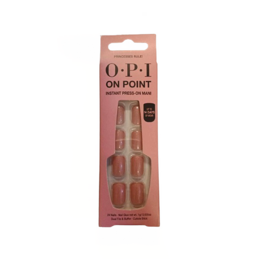 OPI On Point Instant Press On Mani Up To 14 Days Of Days Of Wear 24 Nails Princesses Rule!  اظافر صناعية