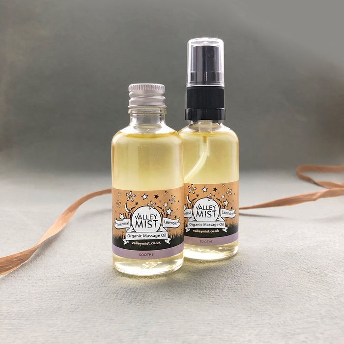 Organic Baby Massage Oil with Soothing Frankincense and Lavender - SHORT DATE