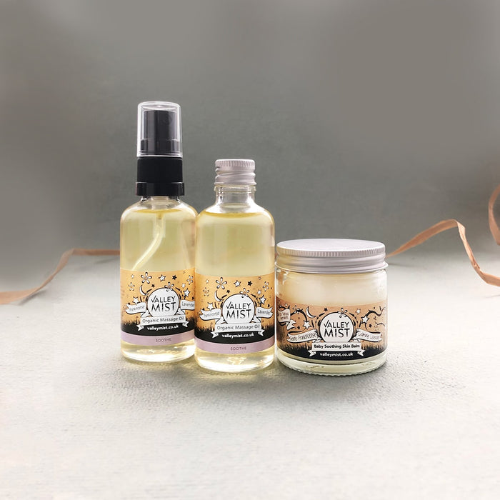 Organic Baby Massage Oil with Soothing Frankincense and Lavender - SHORT DATE