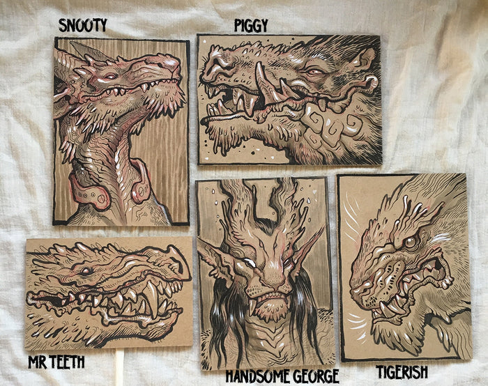 ORIGINAL INK DRAWINGS