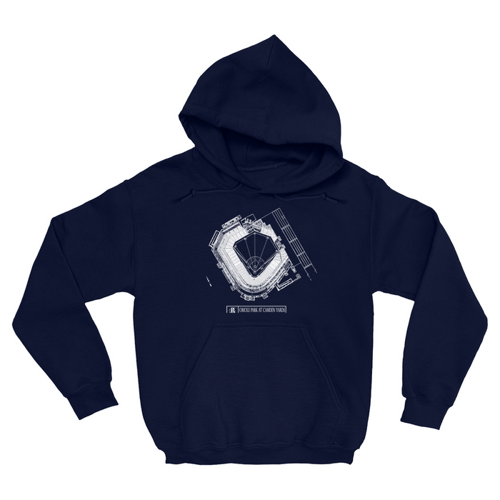 Oriole Park at Camden Yards (Plan View) Hoodie