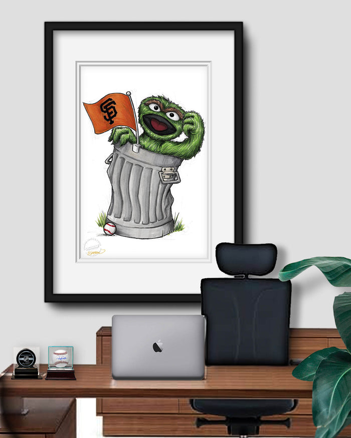 Oscar Rep Your Colours x MLB Giants Limited Edition Art Print