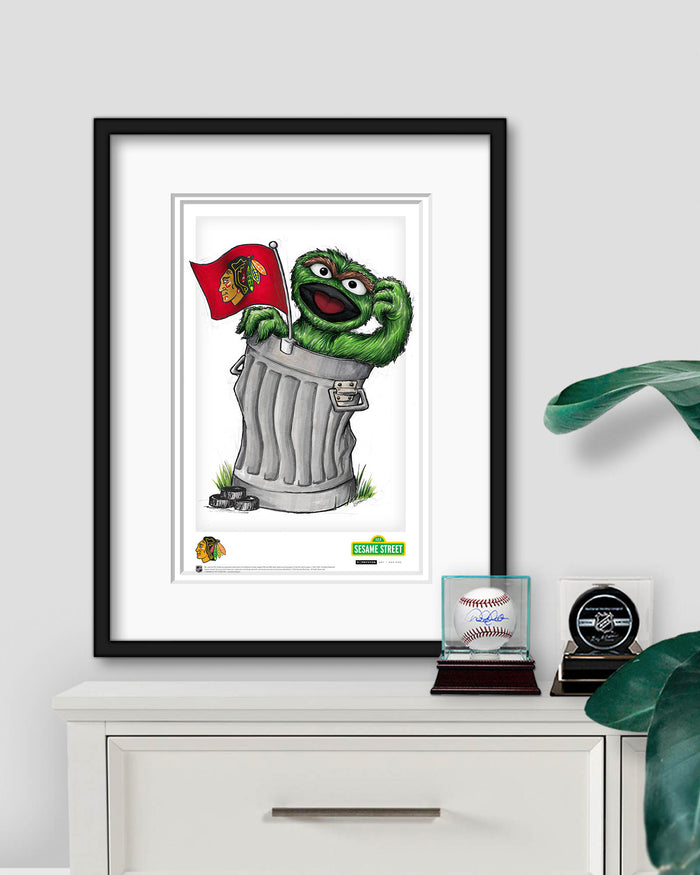 Oscar Rep Your Colours x NHL Blackhawks Limited Edition Art Print