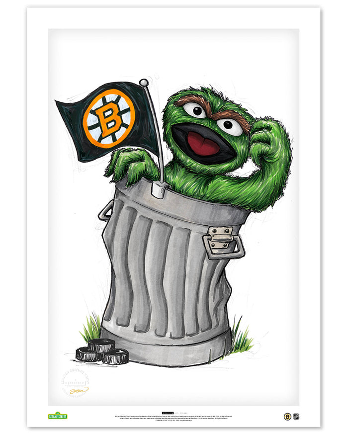 Oscar Rep Your Colours x NHL Bruins Limited Edition Art Print