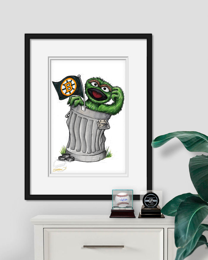 Oscar Rep Your Colours x NHL Bruins Limited Edition Art Print