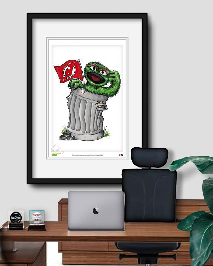 Oscar Rep Your Colours x NHL Devils Limited Edition Art Print