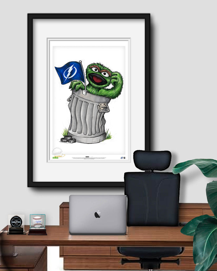Oscar Rep Your Colours x NHL Lightning Limited Edition Art Print