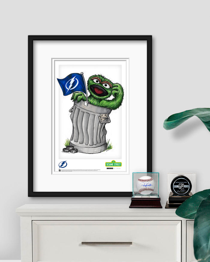 Oscar Rep Your Colours x NHL Lightning Limited Edition Art Print