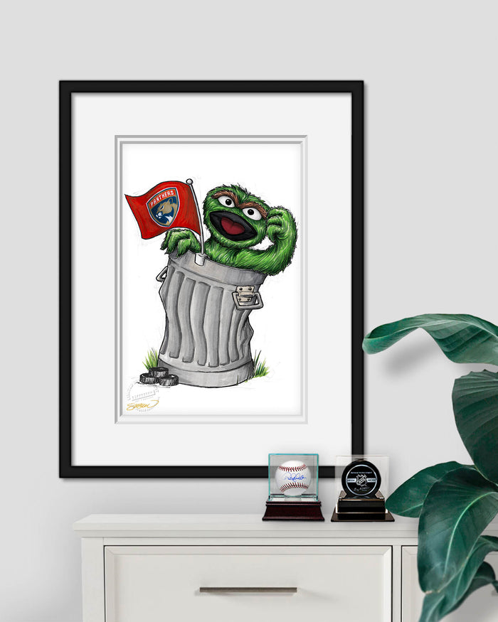 Oscar Rep Your Colours x NHL Panthers Limited Edition Art Print
