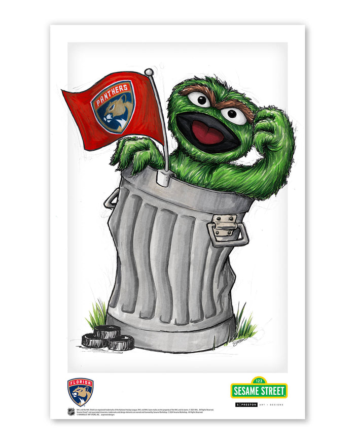 Oscar Rep Your Colours x NHL Panthers Limited Edition Art Print