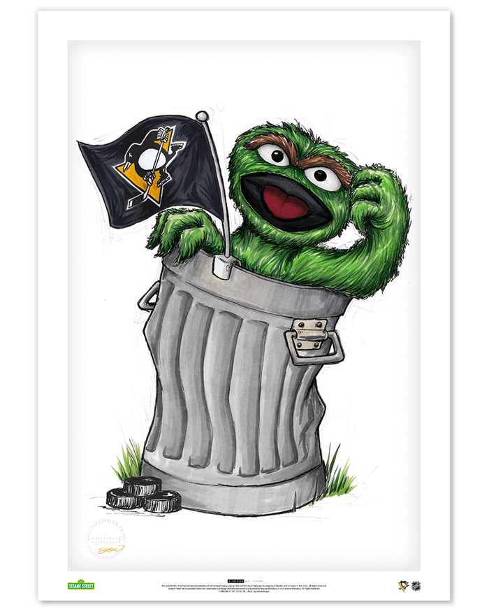 Oscar Rep Your Colours x NHL Penguins Limited Edition Art Print