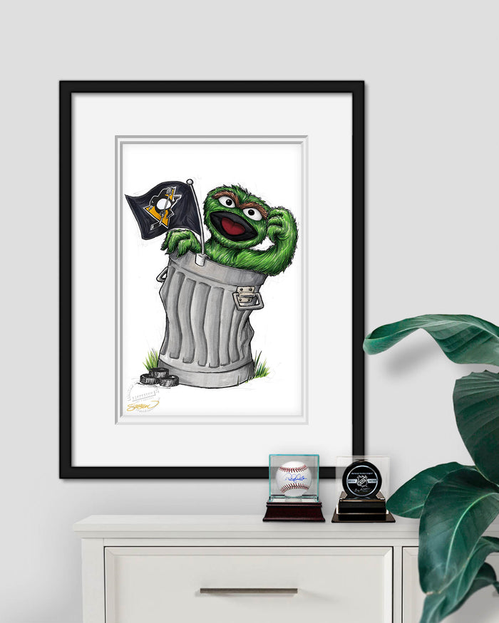 Oscar Rep Your Colours x NHL Penguins Limited Edition Art Print