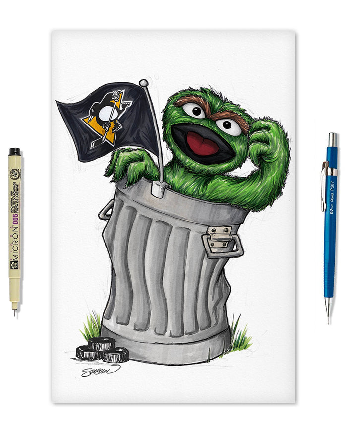 Oscar Rep Your Colours x NHL Penguins Limited Edition Art Print