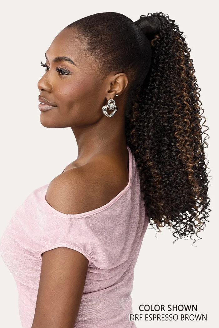 OUTRE PRETTY QUICK SLIDE & HIDE DRAWSTRING PONYTAIL - WATER WAVE 18 OUTRE