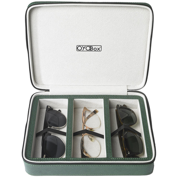 Oyobox - Travel Case - Hunter Green - Eyewear Organizer
