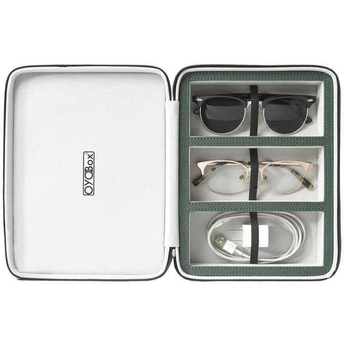 Oyobox - Travel Case - Hunter Green - Eyewear Organizer