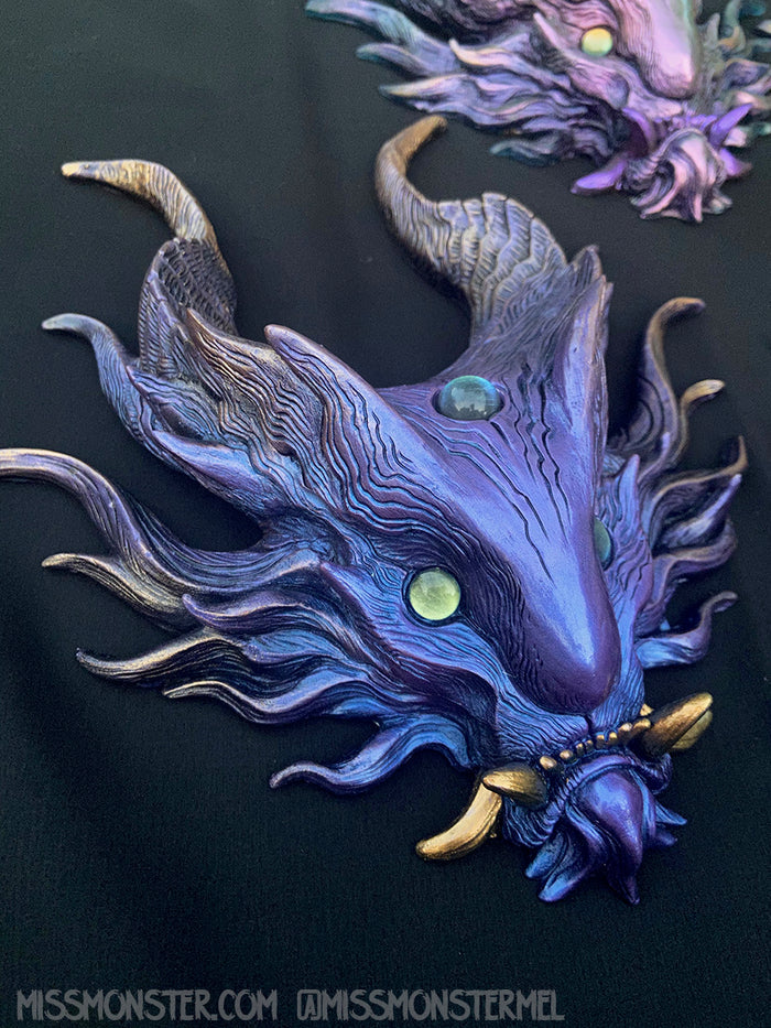 PANOPTES BEAST WALL SCULPTURE- DARKER COLORS