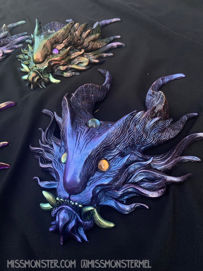 PANOPTES BEAST WALL SCULPTURE- DARKER COLORS