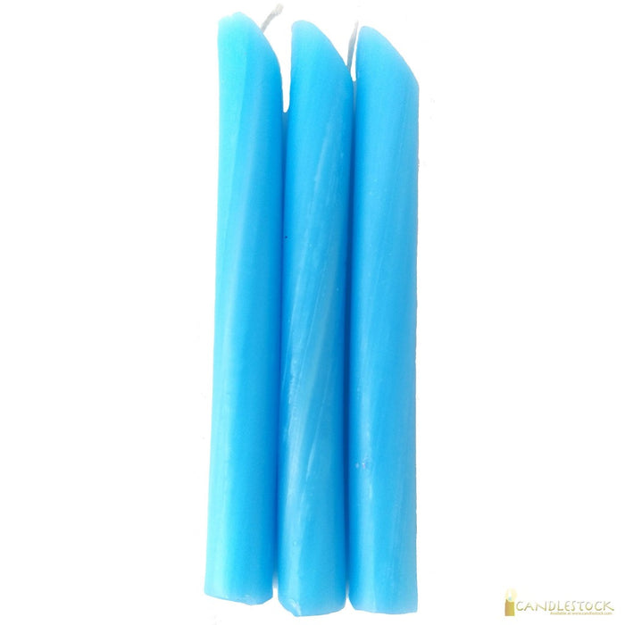 Pastel Blue Drip Candle 50 Pack - Candlestock.com