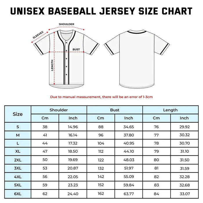 Personalized Baseball Jersey "Lady Liberty America" - 250th Anniversary Decor For Men Women