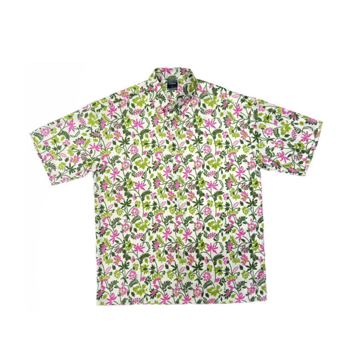 Pink Flower Batik Shirt