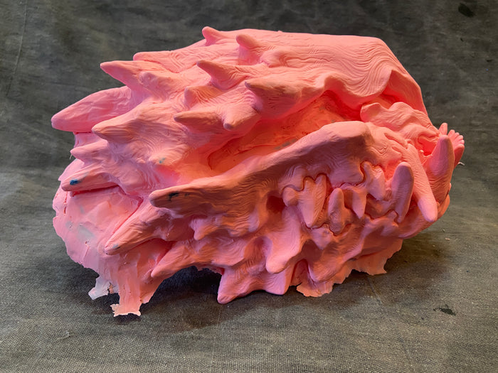 PINK GLOW TEPHRA BLANK MASK- READY TO SHIP!