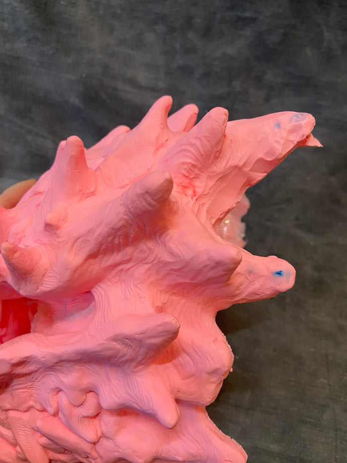 PINK GLOW TEPHRA BLANK MASK- READY TO SHIP!