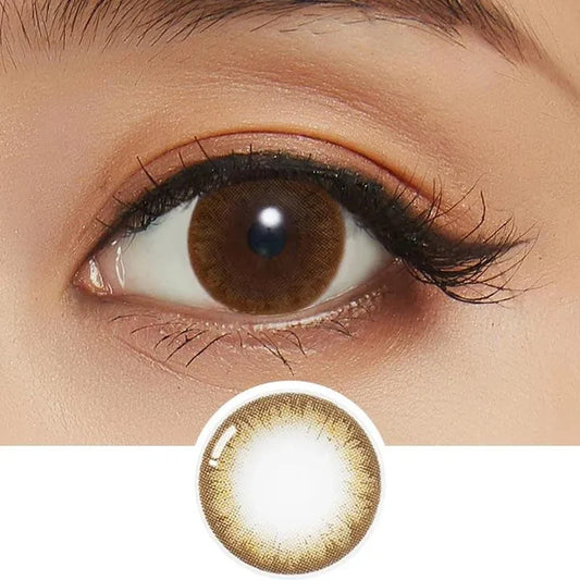 EyeCandys Pink Label Pointe Brown Colored Contacts Circle Lenses - EyeCandys