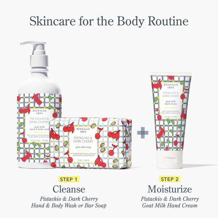 Pistachio & Dark Cherry Hand & Body Wash