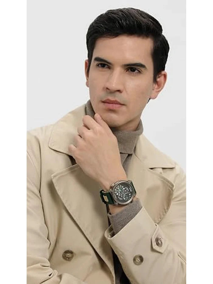 Police Round Analog Watch - PLPEWGM0071801