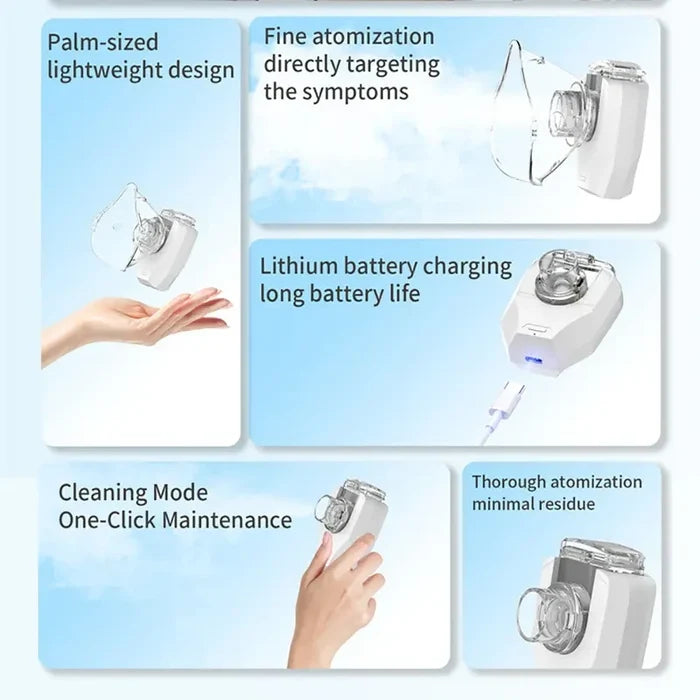 Portable Handheld Ultrasonic Nebulizer