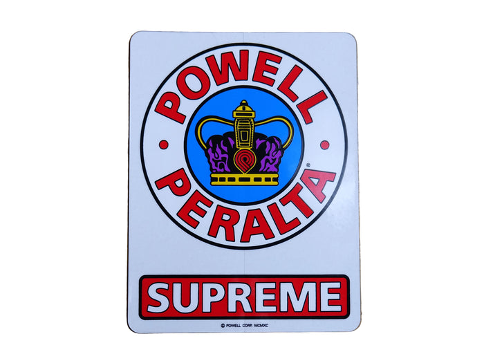 Powell Peralta Supreme Sticker - 6"