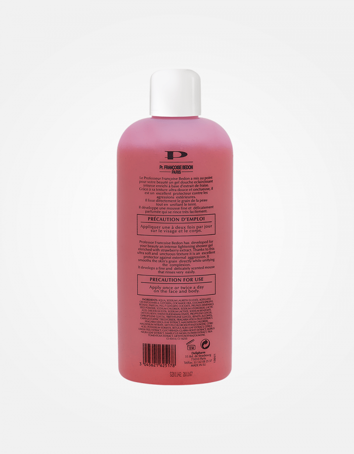 Pr. Francoise Bedon® Lightening Exfoliating Shower Gel Strawberry - ShanShar Beauty : The world of beauty.