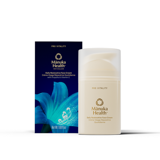 Mānuka Health-Pro Vitality Daily Restorative Face Cream With Propolis & Vitamin C-Skincare-MHNZProVitalFaceCreamCOSMOS50ml1.75fl.ozUS_PR04532-The Detox Market |