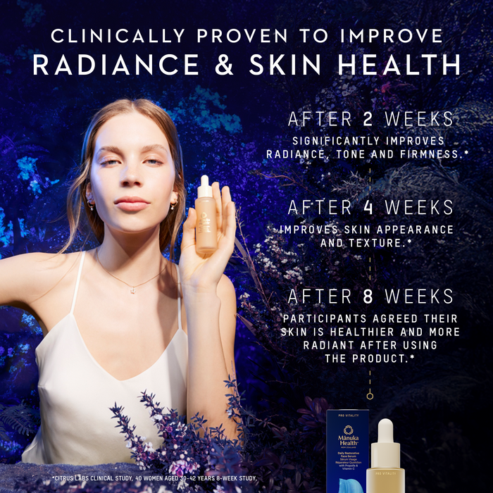 Mānuka Health-Pro Vitality Daily Restorative Face Serum With Propolis & Vitamin C-Skincare-810001471514_PR04538_PROVITALITYDAILYRESTORATIVEFACESERUM_30ml_7-The Detox Market |
