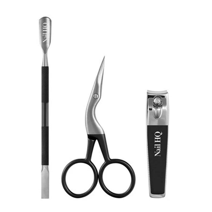 Professional Manicure & Nail Care Set for Home & Travel - 3pcs