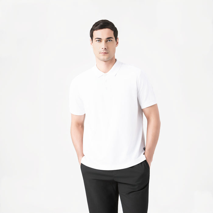 PROMETHEUS POLO MEN WHITE