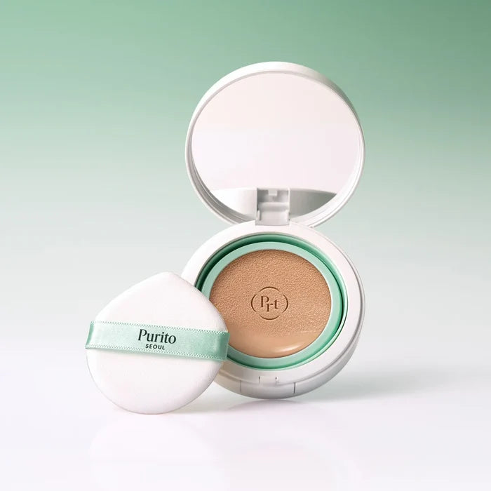 PURITO Wonder Releaf Centella BB Cushion Asiatica Soothing SPF30 PA+++ كوشن بي بي كريم من بيوريتو