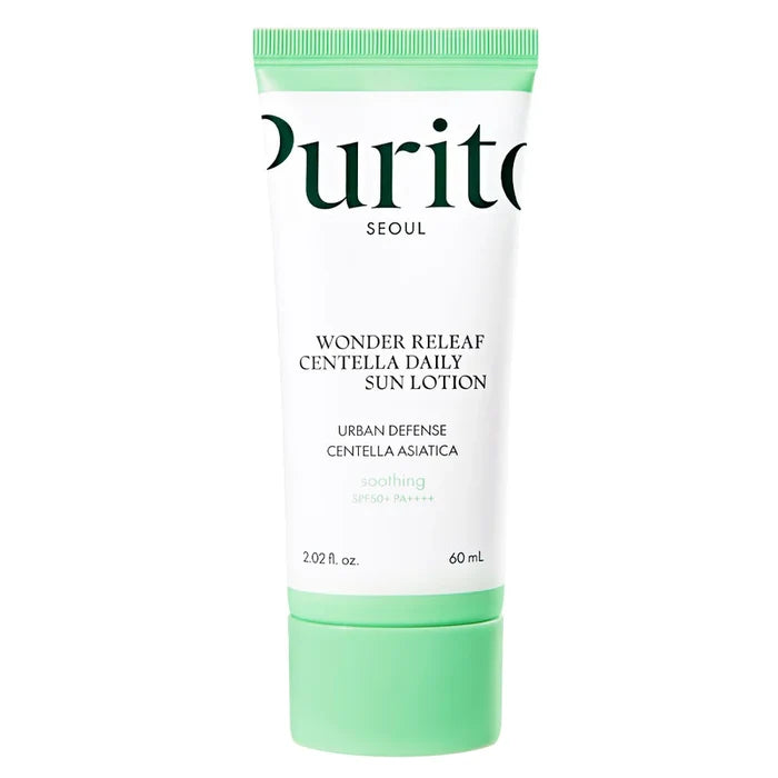PURITO Wonder Releaf Centella Daily Sun Lotion SPF 50+ PA+++ واقي الشمس بالسنتيلا من بيوريتو