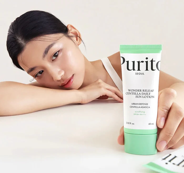 PURITO Wonder Releaf Centella Daily Sun Lotion SPF 50+ PA+++ واقي الشمس بالسنتيلا من بيوريتو
