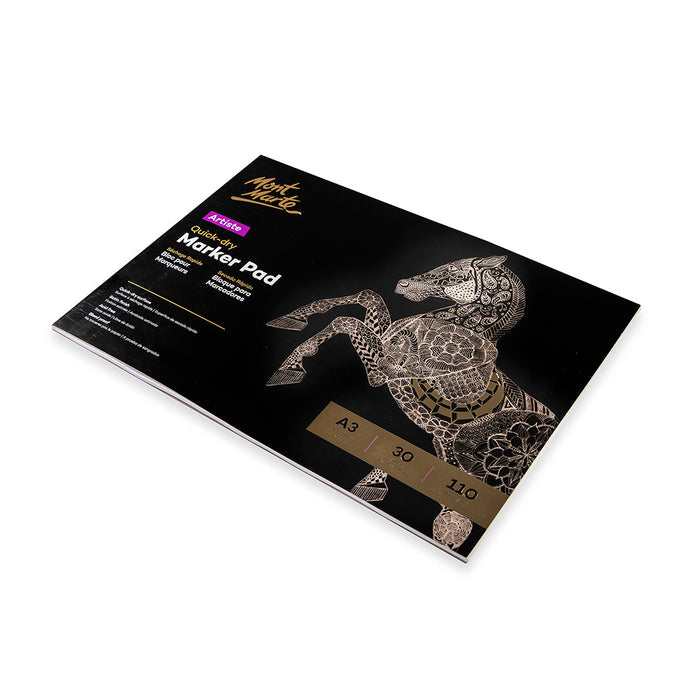 Quick Dry Marker Pad Artiste A3 30 Sheets 110gsm