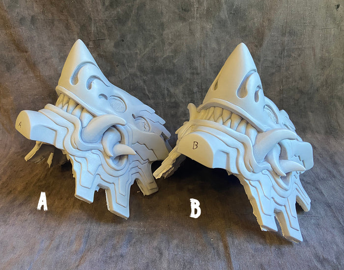 RADIANT BEAST BLANK MASK CAST- READY TO SHIP