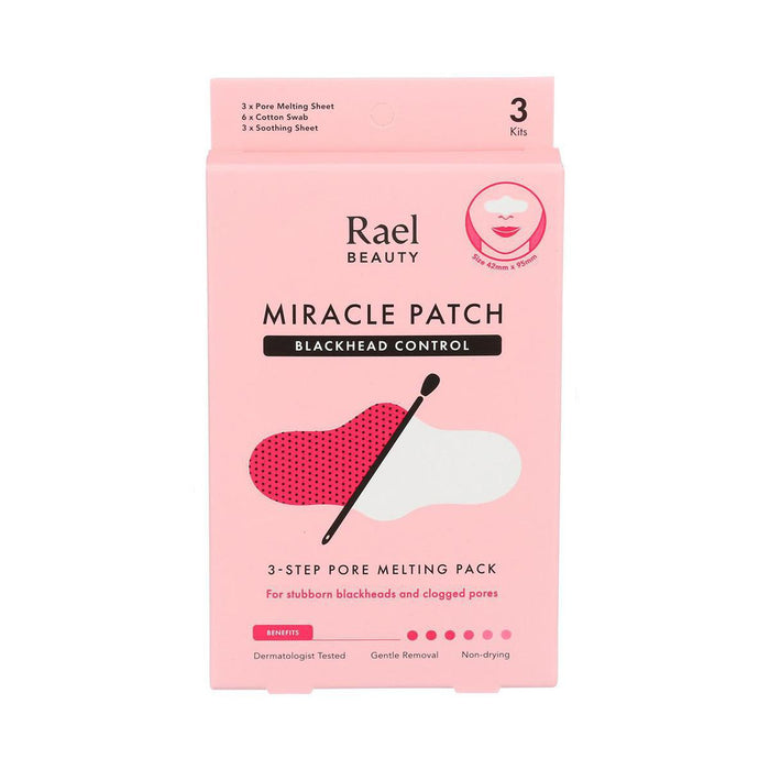 Rael Miracle Patch Blackhead 3-Step Pore Melting Pack 3 pcs