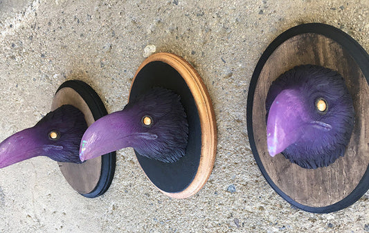 RAVEN WALL BUST