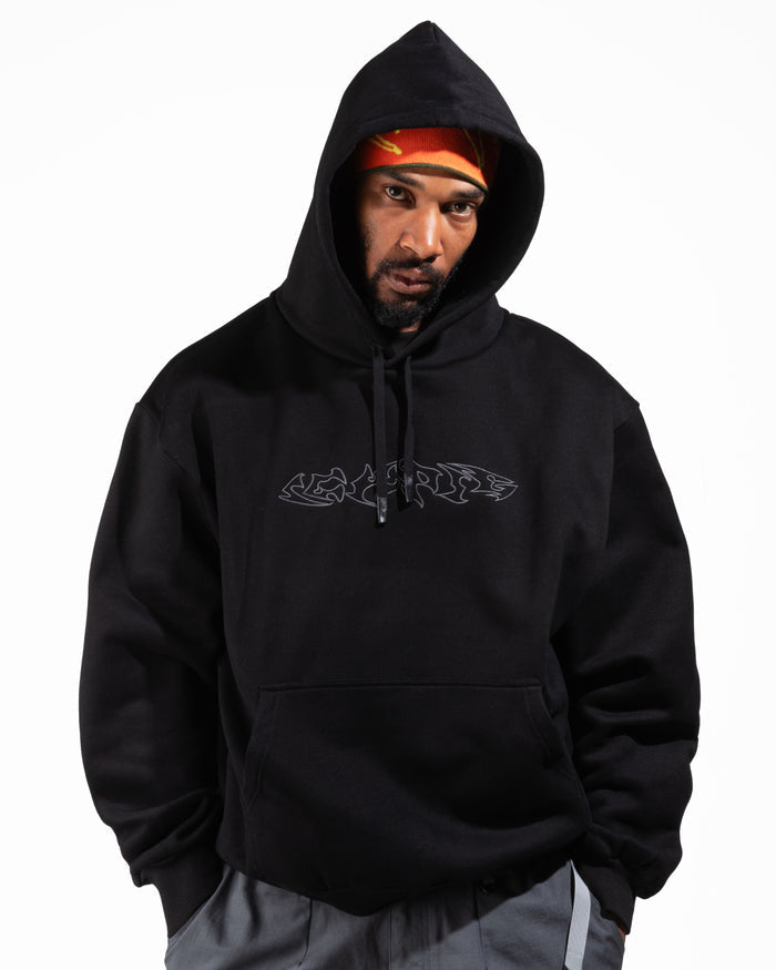 Razor Pullcord Hood - Black