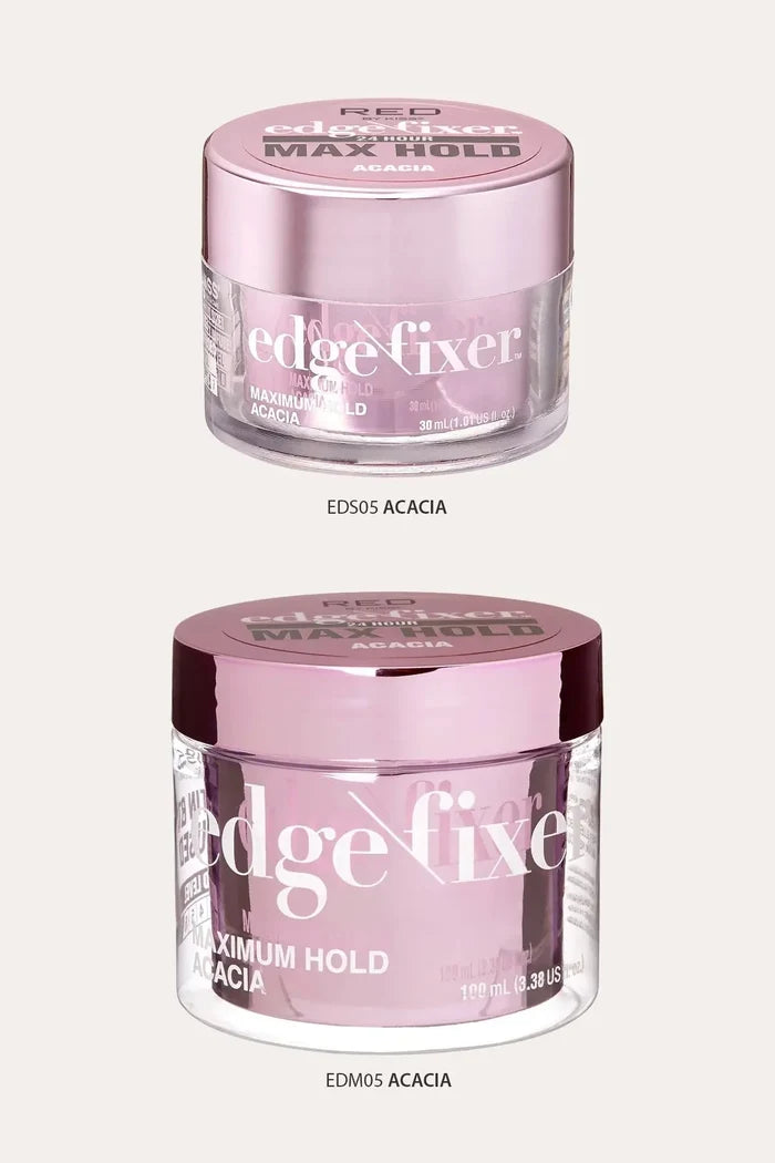 RED EDGE FIXER 24 HOUR EDGE CONTRAL MAX HOLD NON - FLAXING WAX RED BEAUTY