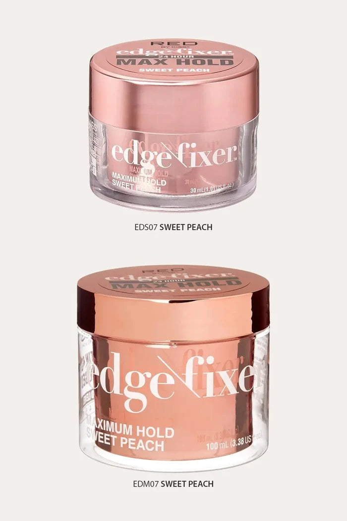 RED EDGE FIXER 24 HOUR EDGE CONTRAL MAX HOLD NON - FLAXING WAX RED BEAUTY