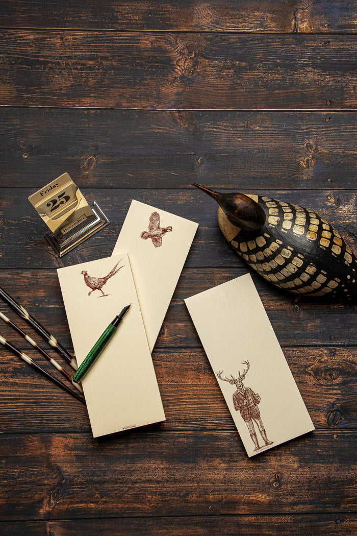 Reindeer Party Long Notepad by Alexa Pulitzer featuring a festive reindeer design on a tall, narrow page layout.